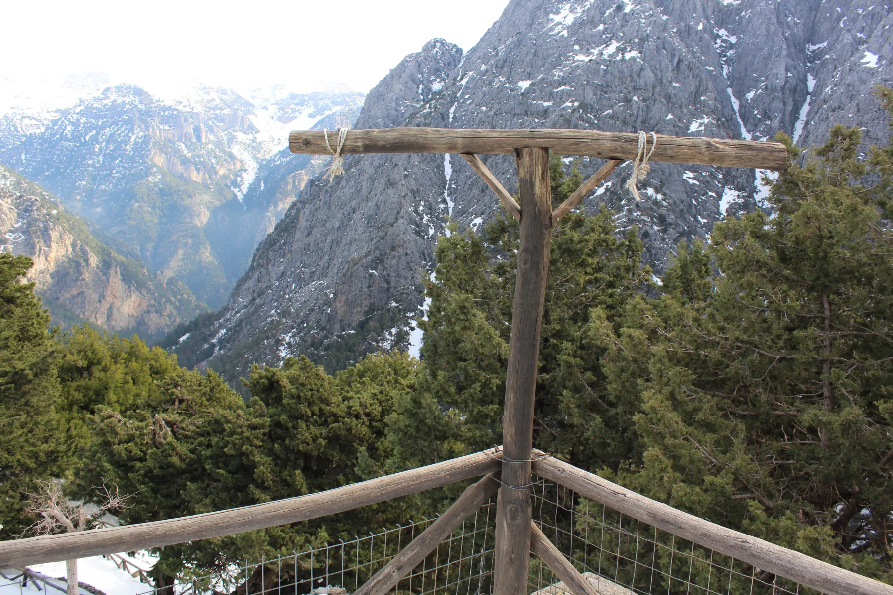 Winter in Crete Samaria Gorge