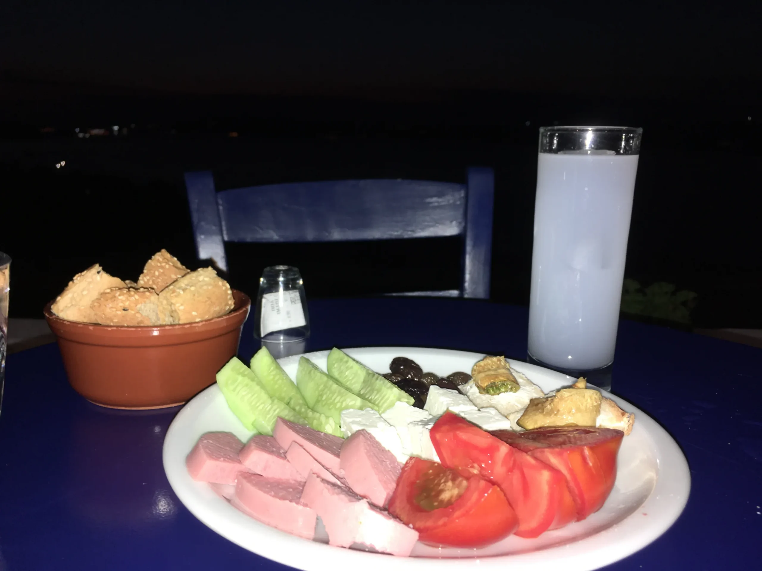 Greek ouzo- Holidays in Chania Crete in August